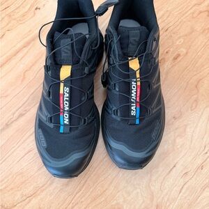 Salomon Black and Gray Athletic Shoes